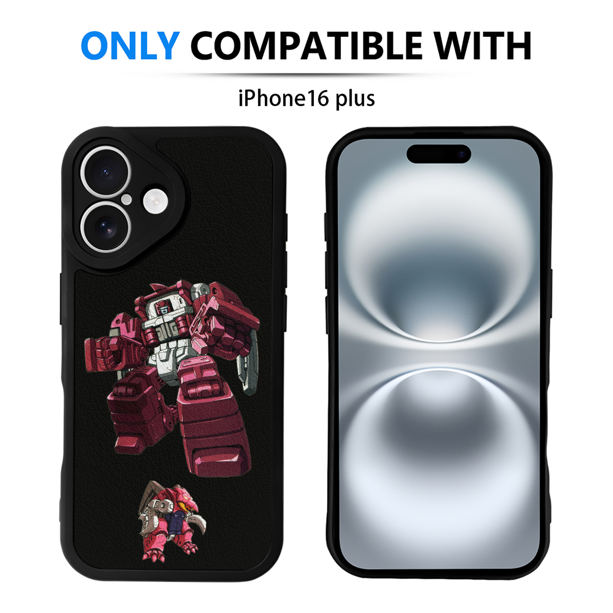（画像用）  【iPhone 16シリーズ対応】シリコンスマホケース（レザー調） 材質：シリコン